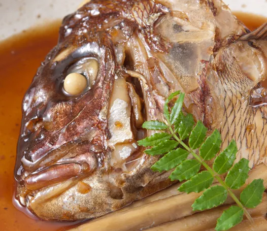 鯛のカブト煮