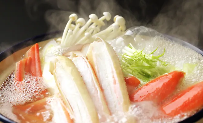 本松葉かに鍋　1杯(1折れ)